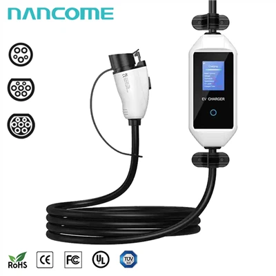 Tragbares 240-V-Ladegerät für Elektrofahrzeuge